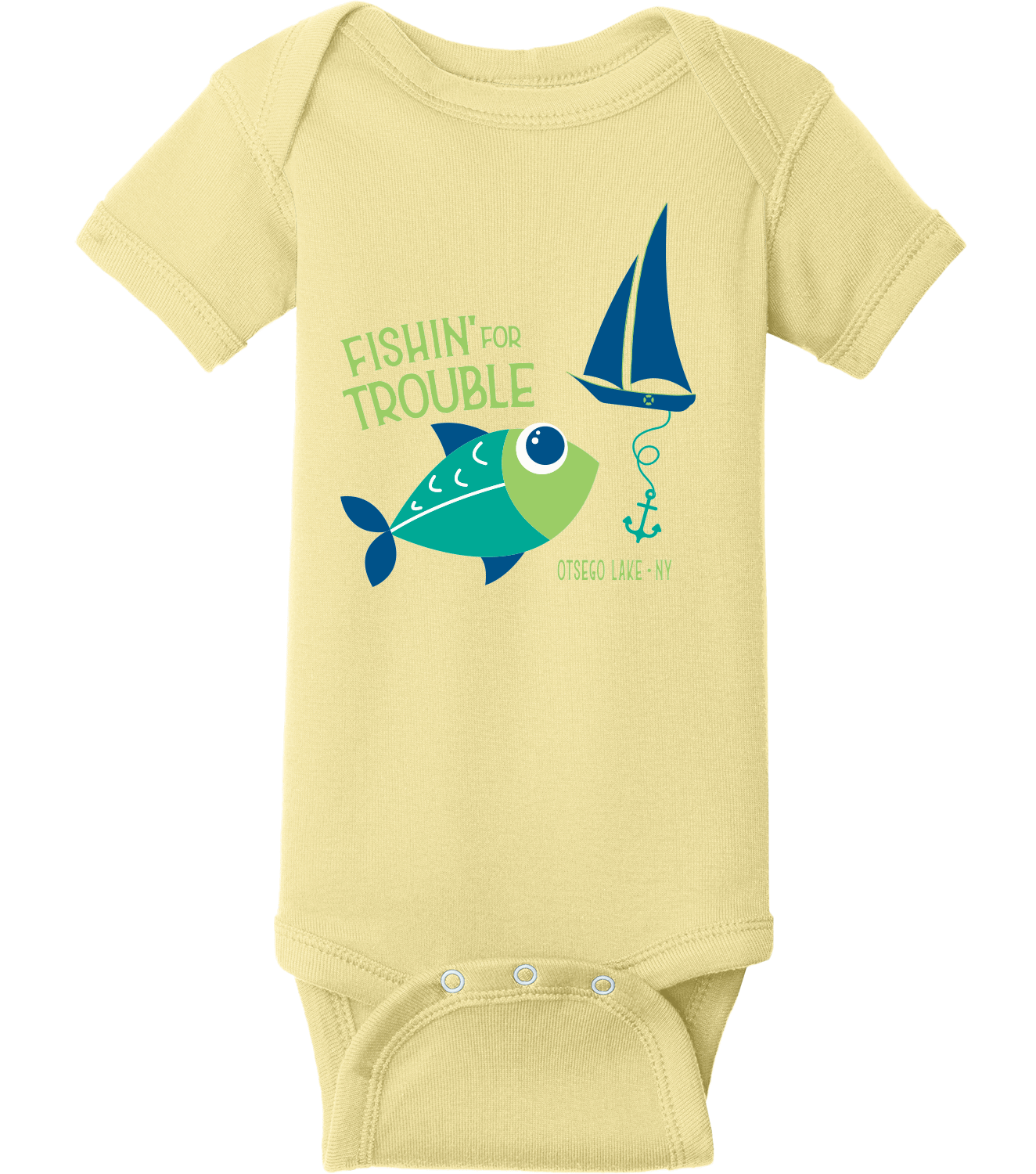 OTL Sailboat Infant Onesie