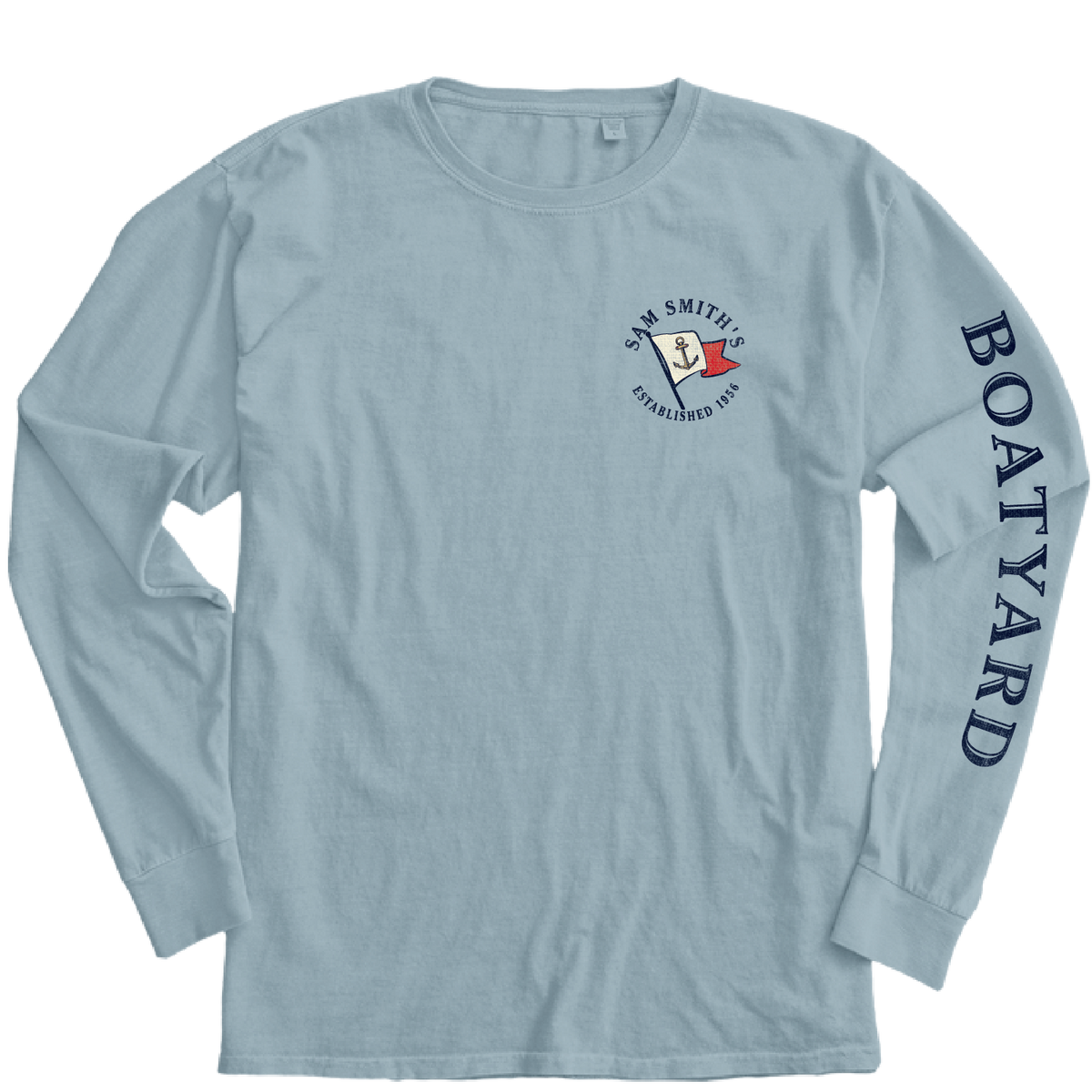 SSBY Flag/Wheel LS Tee